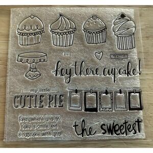 Close To My Heart CTMH My Acrylix stamp set S1412 Cutie Pie ~ Hey There Cupcake!